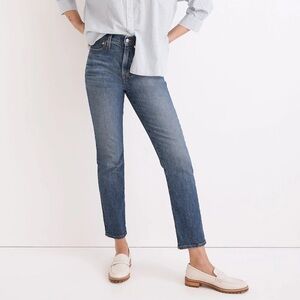 Madewell The Perfect Vintage Blue Denim Jean in Drayton Wash High Rise Size 28